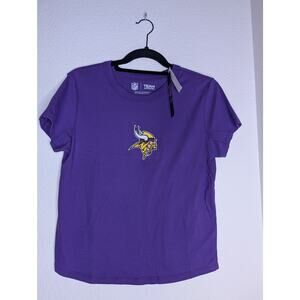 NFL NWT Minnesota Vikings Women's Tee Purple Team Apparel L